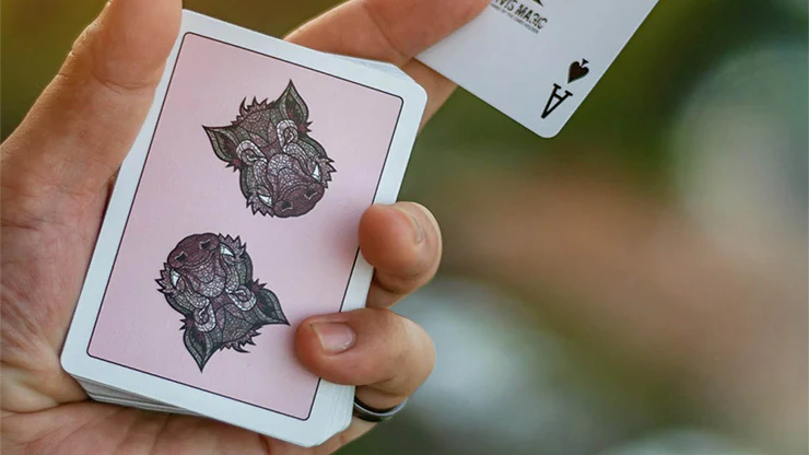Wild Reserve Pink Boar Playing Cards USPCC - Image 5