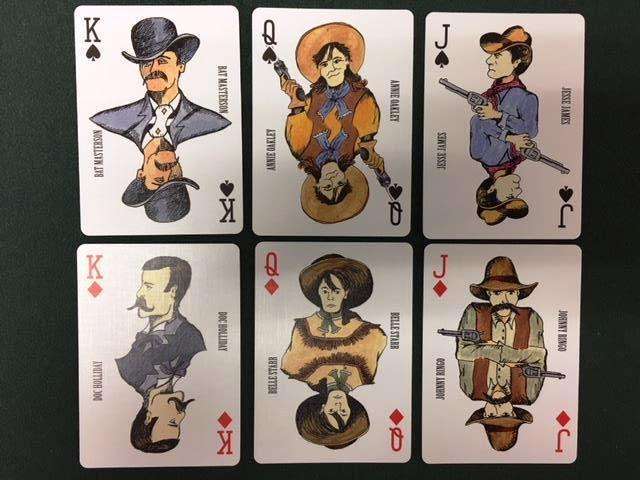 Wild West Black Playing Cards USPCC - Image 3