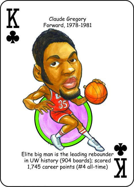 Wisconsin Football & Basketball Heroes Playing Cards - Image 5