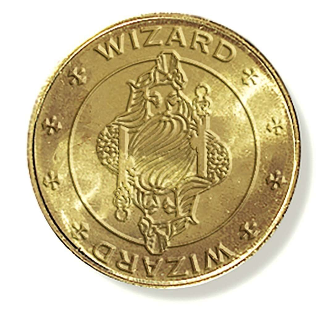 Wizard Coins (25) for The Original Wizard Card Game USGS