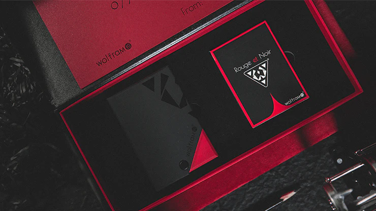 Wolfram v2 Rouge et Noir Playing Cards & Display Case TPCC - Image 6