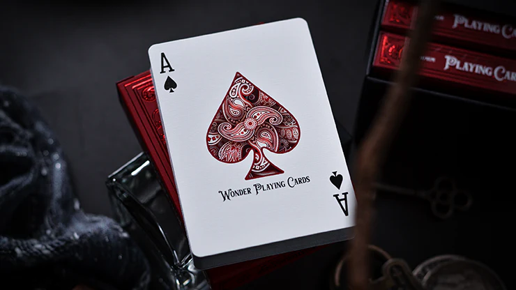 Wonder Playing Cards - Scarlet Edition by Wondercraft - Image 3