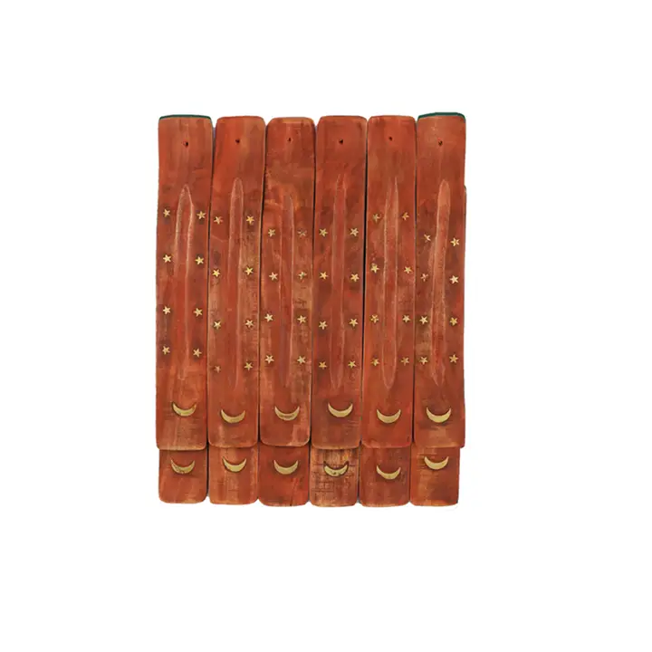 Wooden Incense Ash Catchers with a Cresent Moon - Image 2