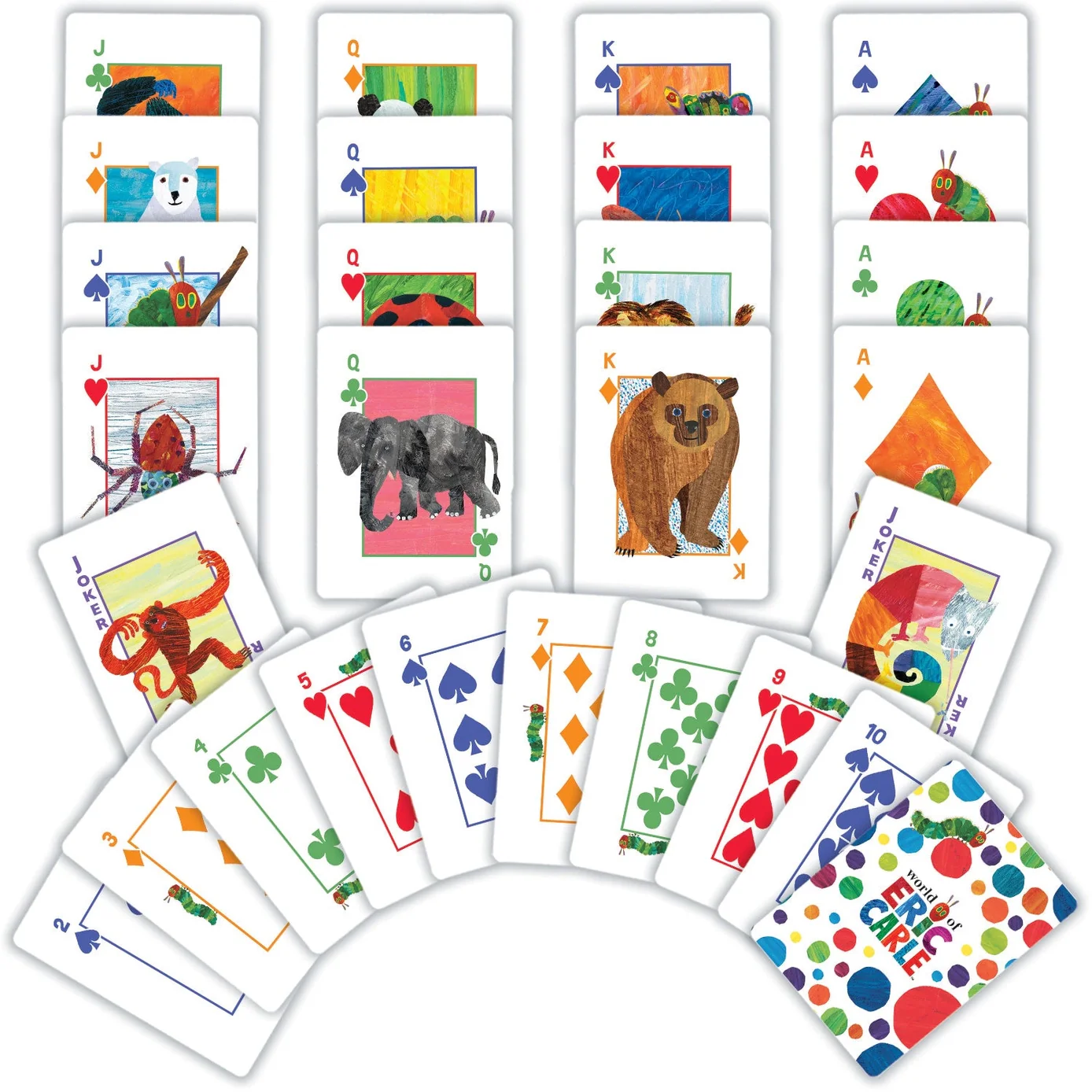 World of Eric Carle Jumbo Playing Cards - Image 2