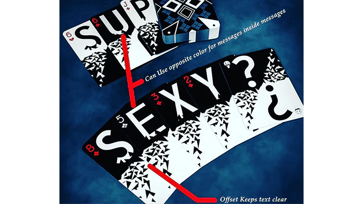 WTF Cardistry Spelling Playing Cards USPCC - Image 4