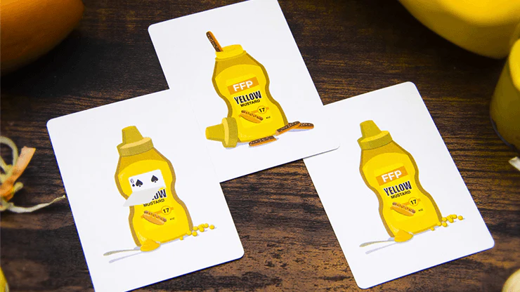 Yellow Mustard Playing Cards USPCC - Image 2