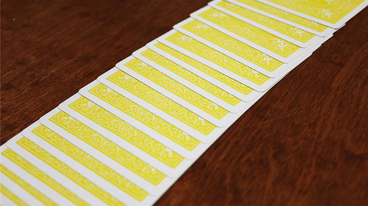 Yellow Rider Back Bicycle Playing Cards with Gaff Cards and 1 Joker - Image 4