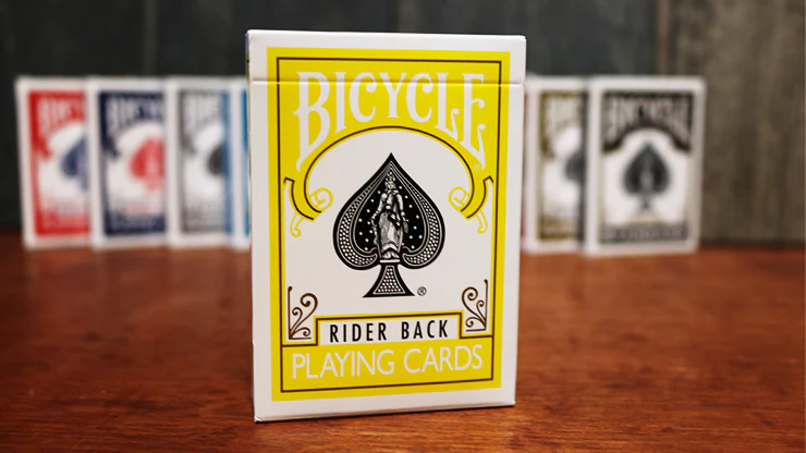 Yellow Rider Back Bicycle Playing Cards with Gaff Cards and 1 Joker - Image 7